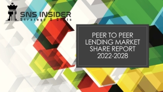 Peer to Peer Lending