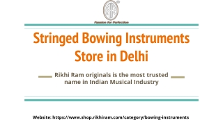 Stringed Bowing Instruments Store in Delhi