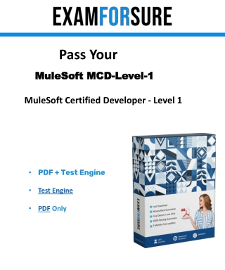 Best Tips To Pass The MuleSoft MCD-Level-1 Exam