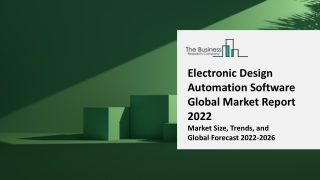 Electronic Design Automation Software Market 2022 - 2031