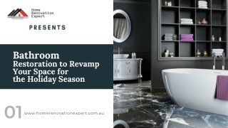 Bathroom Restoration to Revamp Your Space for the Holiday Season