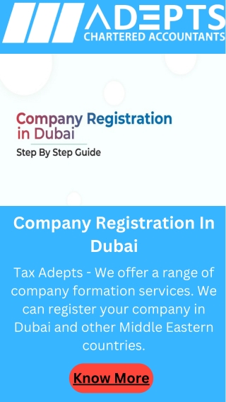 Company Registration In Dubai