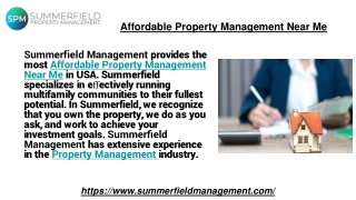 Affordable Property Management Near Me