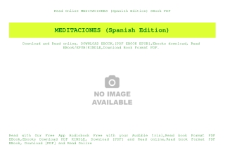 Read Online MEDITACIONES (Spanish Edition) eBook PDF