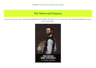 {EBOOK} The Moon and Sixpence Read Online