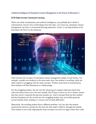 Artificial Intelligence & Enterprise Content Management in the Future of Education-2