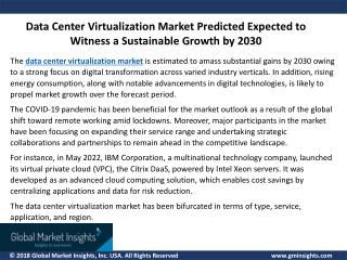 Data Center Virtualization Market