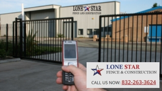 Automated Gates - Lone Star Fence & Construction