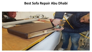 Best Sofa Repair Shop Abu Dhabi