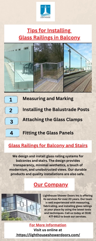 Tips for Installing  Glass Railings in Balcony