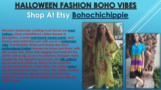 HALLOWEEN FASHION BOHO VIBES