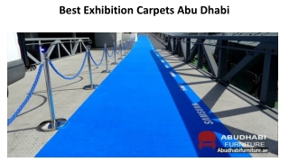 Best Exhibition Carpets Abu Dhabi