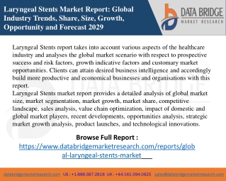 Laryngeal Stents Market