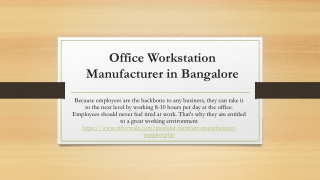 Office Workstation Manufacturer in Bangalore (1)