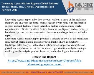 Leavening Agents Market