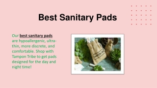 Best Sanitary Pads