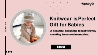 Knitwear is Perfect Gift for Babies