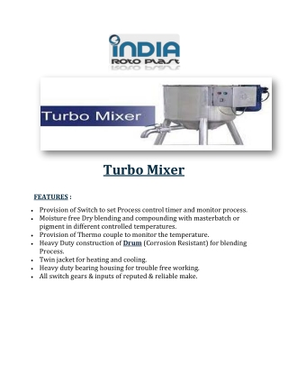 Turbo Mixer