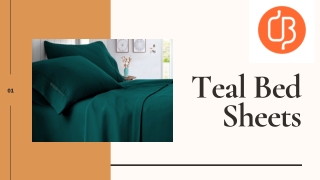 Luxury Teal Bed Sheets