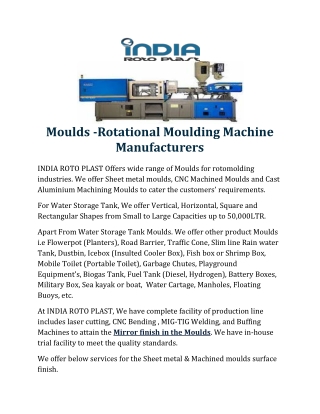 Moulds