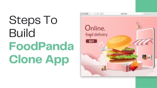 Steps To Build FoodPanda Clone App