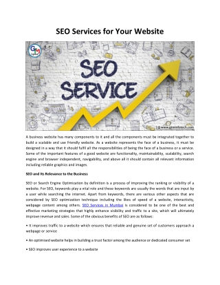 SEO Services for Your Website