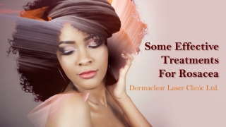 Some Effective Treatments For Rosacea