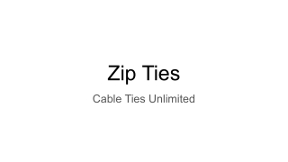 Zip Ties