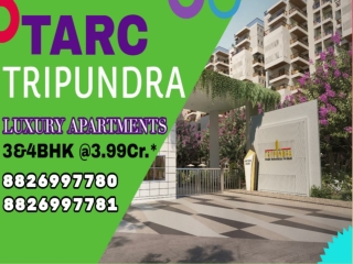 Bijwasan Road Delhi  New Booking Tarc Tripundra 2206 Sq.ft 3BHK Study Booking Ca