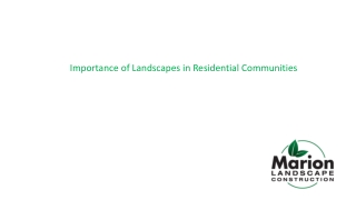 Get the best Landscapes services through Marion landscaping