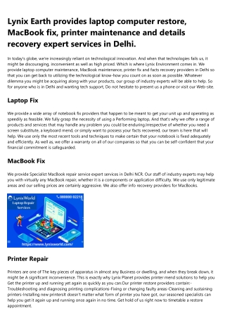 laptop repair service in delhi
