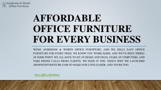 Affordable Office Furniture for Every Business | Awofficefurniture.com