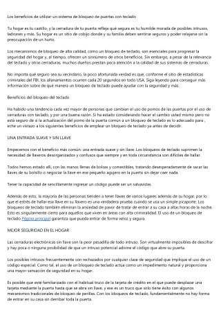 Cierres de teclado: qué son y en qué momento usarlas