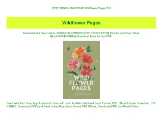 [PDF] DOWNLOAD READ Wildflower Pages Pdf