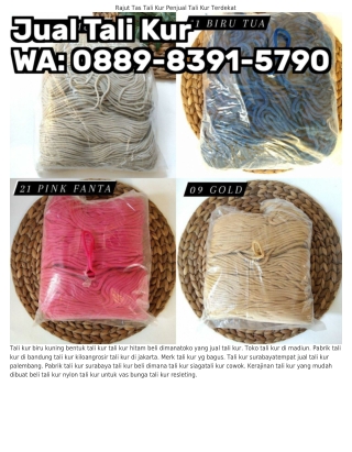 Ö889~8391~579Ö (WA) Harga Jual Dompet Tali Kur Tali Kur Untuk Vas Bunga