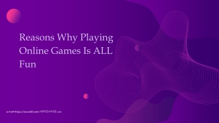 9. Reasons Why Playing Online Games Is ALL Fun