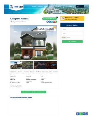 Casagrand Mabelle Puthur, Chennai