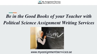 Political Science Assignment Writing Services