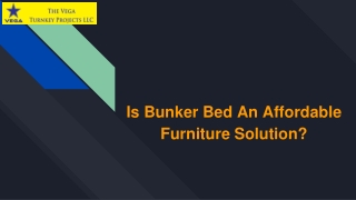 Is Bunker Bed An Affordable Furniture Solution