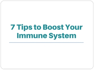 7 Tips to Boost Your Immune System - Yakult India