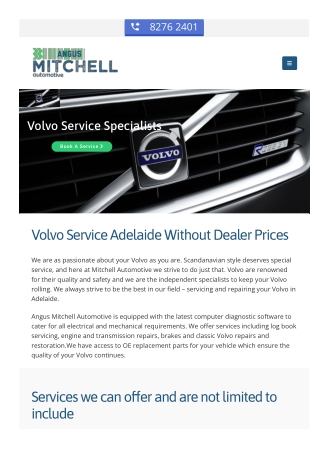 Volvo Service Adelaide