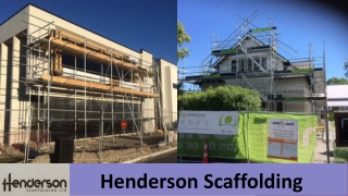 Know About Scaffolding For Residential & Domestic Construction | Henderson Scaff