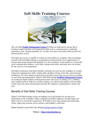 Soft Skills Training Courses