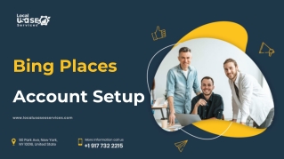 Bing Places Account Setup - Local USA SEO Services