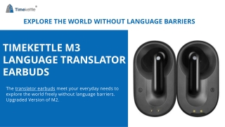 Timekettle M3 Language Translator Earbuds