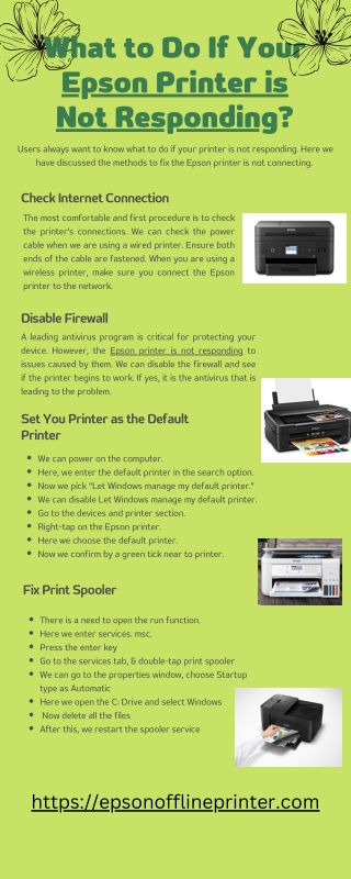 What to Do If Your Printer is Not Responding