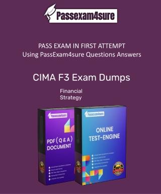 CIMA F3 Dumps (2022) Are Out - Download And Prepare