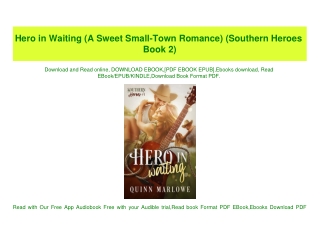 (READ)^ Hero in Waiting (A Sweet Small-Town Romance) (Southern Heroes Book 2) Ebook READ ONLINE