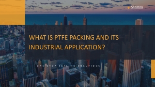 What is PTFE Packing And Its Industrial Application