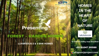 2BHK For Sale In VANAHA At Bavdhan By Shapoorji Pallonji
